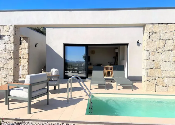 Vila Casa Di Ba - 2 Avec Piscine A 10 Minutes Des Plages